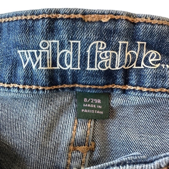 WILD FABLE High Rise Skinny Jeans with Side Tape Stripe Sz 8 / 29 - Picture 13 of 16